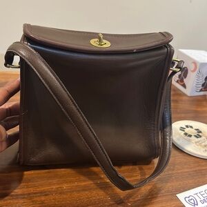 Vintage Coach Geometric Turnlock bag